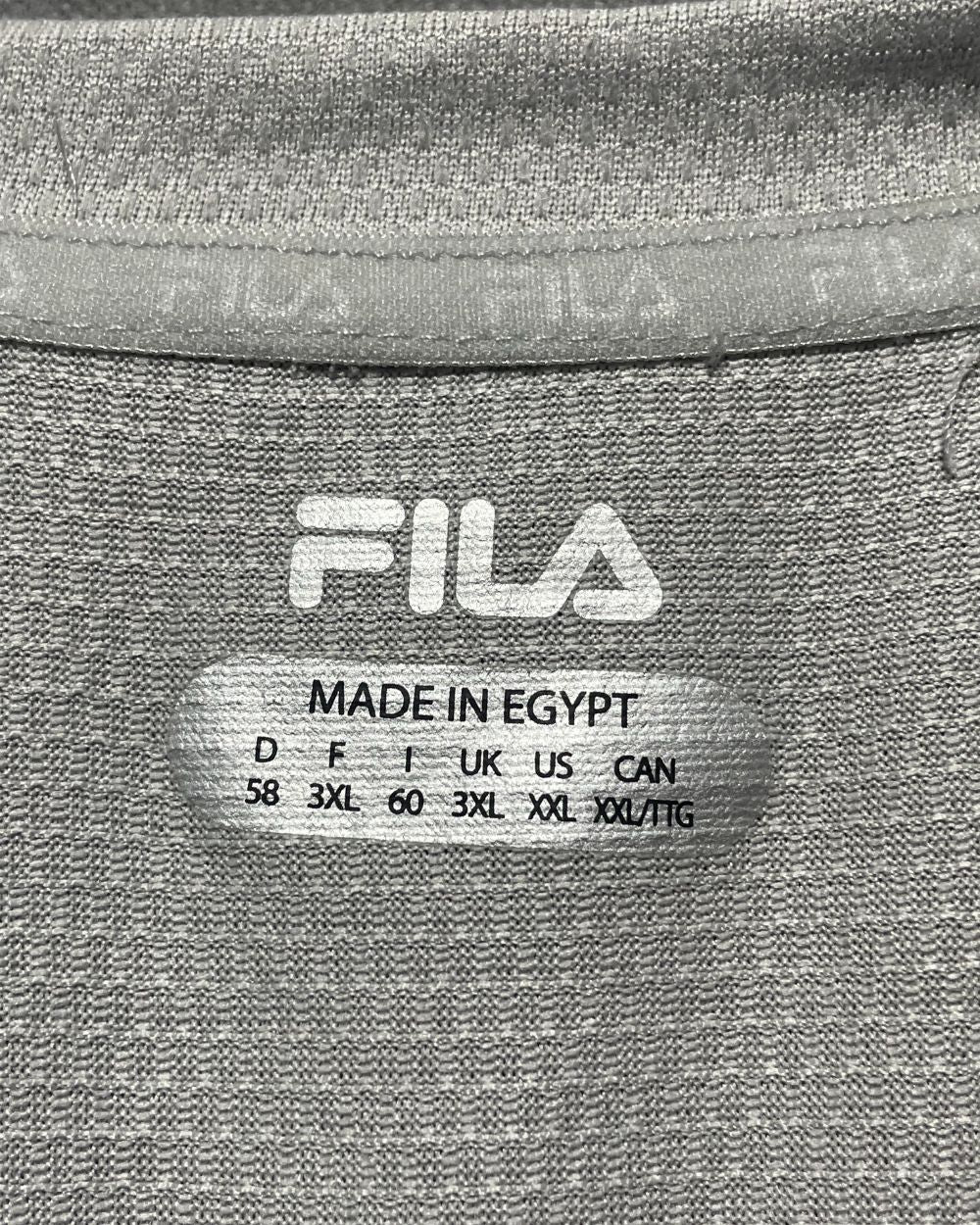 Fila Gray Sport T Shirt For Men 3X Large | ThriftHub.pk