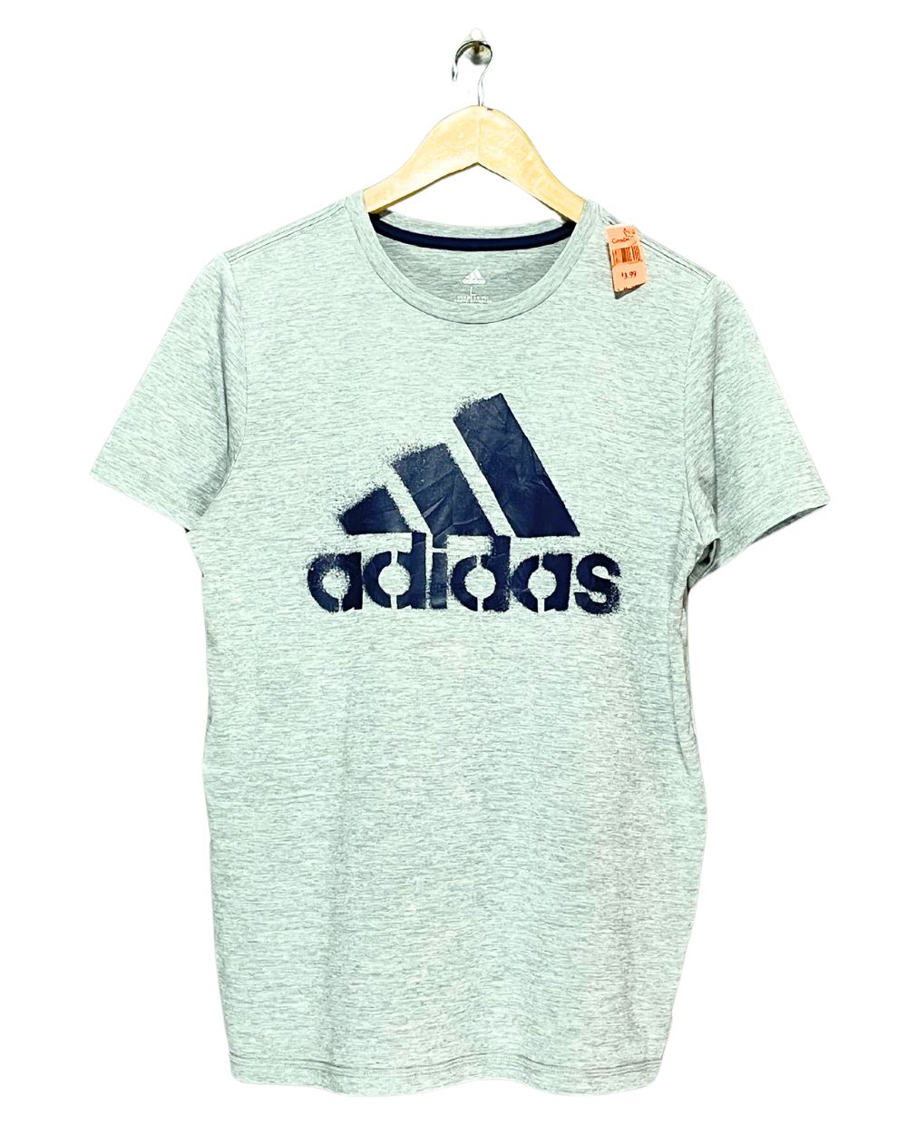 Adidas Gray Sport T Shirt For Boy 16 Years | ThriftHub.pk