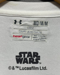 Star Wars White Sport T Shirt For Men M | ThriftHub.pk