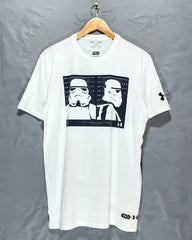 Star Wars White Sport T Shirt For Men M | ThriftHub.pk