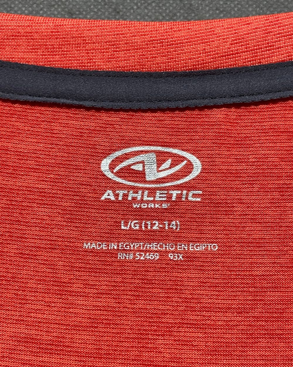 Athletic Works Orange Sport Vest For Boy 14 Years | ThriftHub.pk