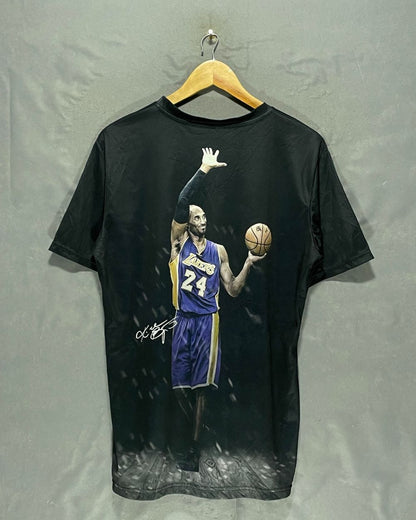 3D Print Black Sport T Shirt For Men M | ThriftHub.pk