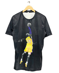 3D Print Black Sport T Shirt For Men M | ThriftHub.pk