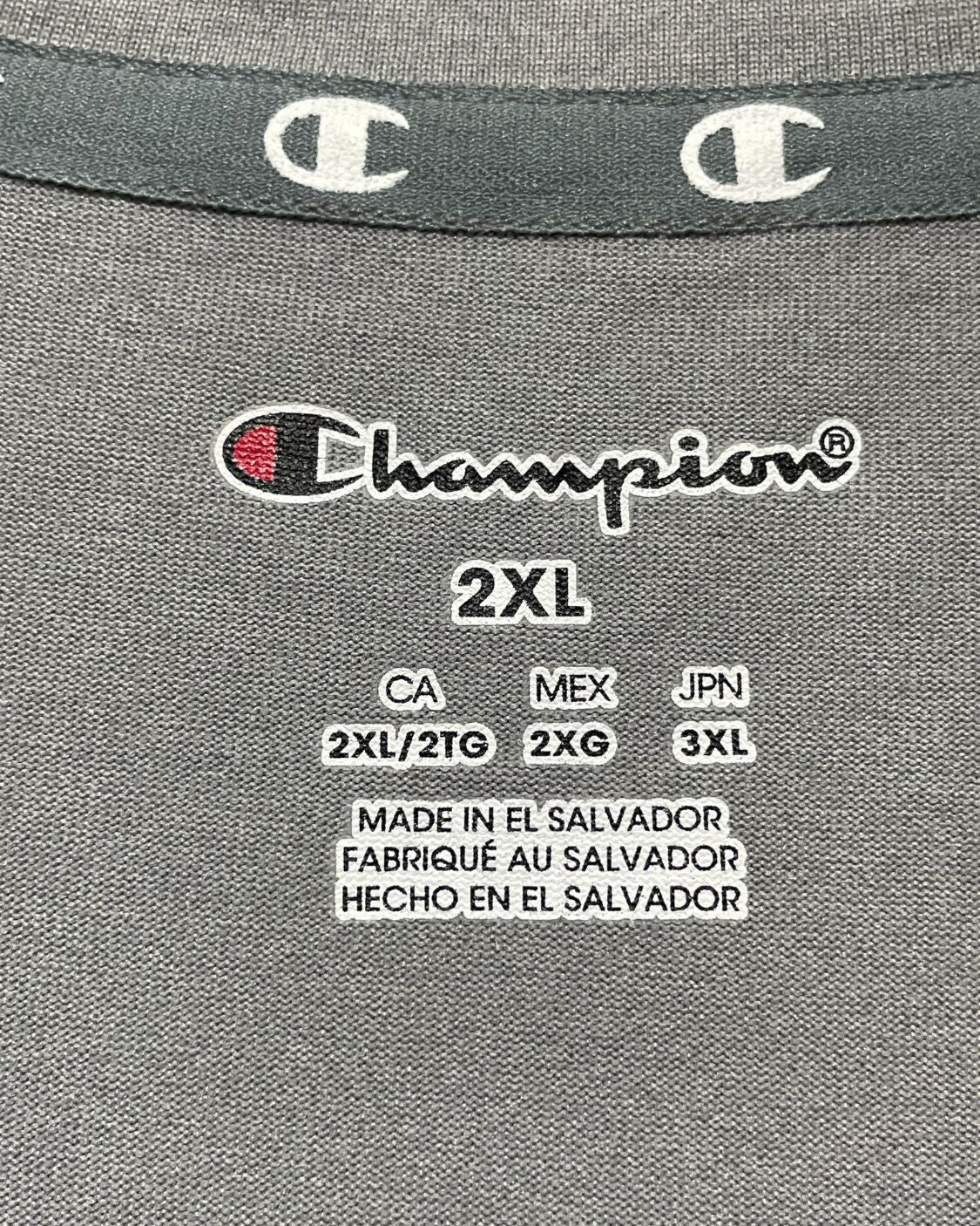 Champion Gray Sport T Shirt For Men XXL | ThriftHub.pk