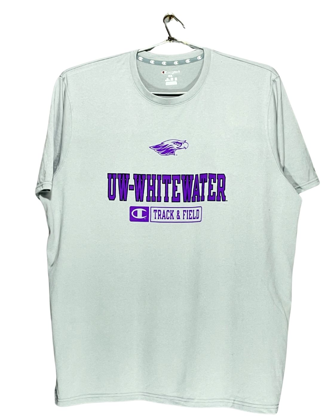 Champion Gray Sport T Shirt For Men XXL | ThriftHub.pk