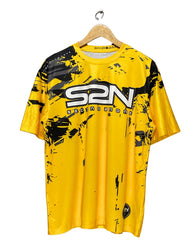Second 2 None Yellow Sport T Shirt For Men M | ThriftHub.pk