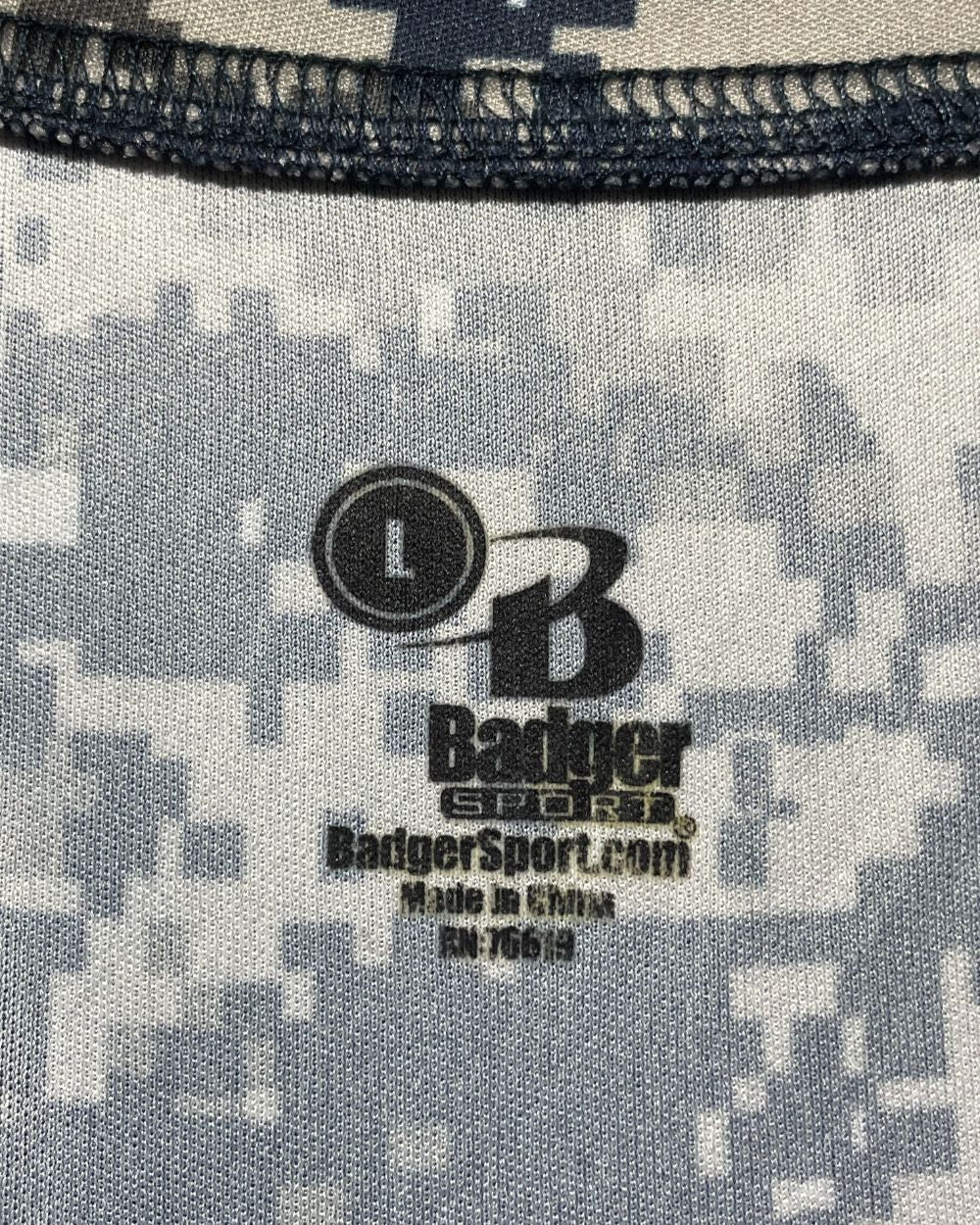 Badger Camouflage Sport T Shirt For Men L | ThriftHub.pk