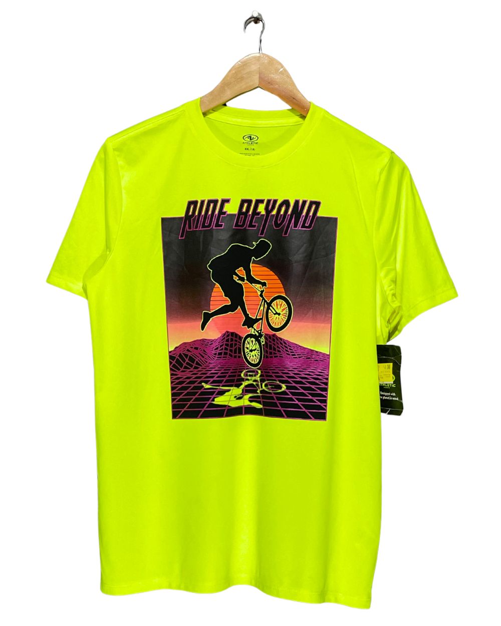 Athletic Works Neon Sport T Shirt For Boy 18 Years | ThriftHub.pk