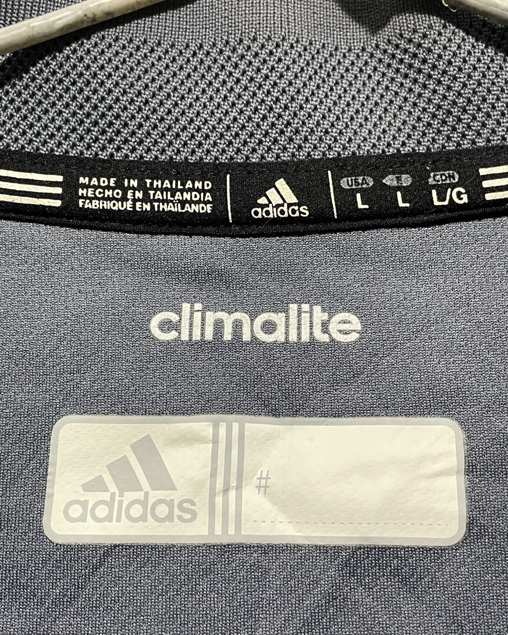 Adidas Gray Sport Polo T Shirt For Men L | ThriftHub.pk