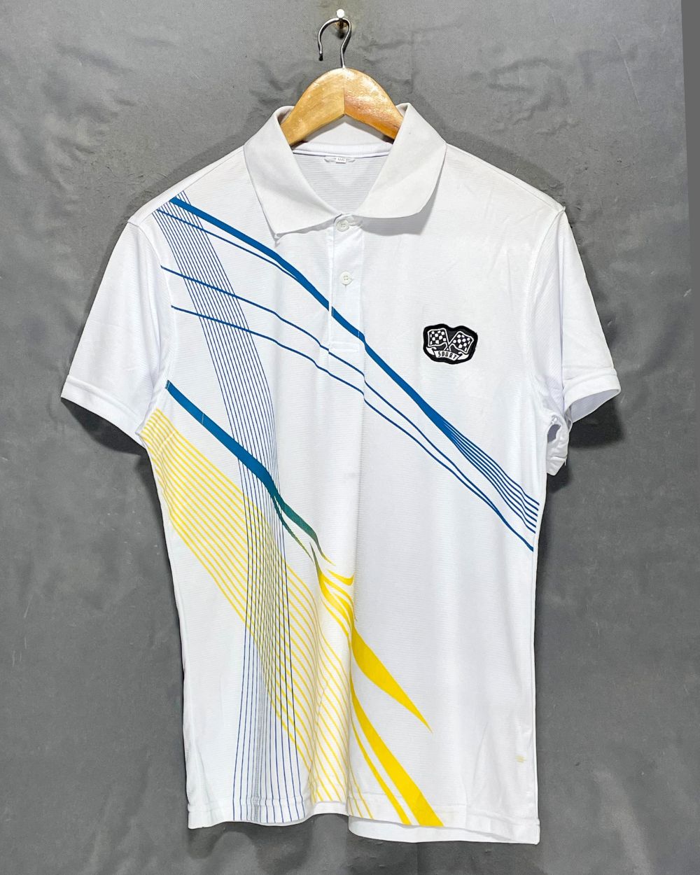 Thrift Hub White Sport Polo T Shirt For Men S | ThriftHub.pk