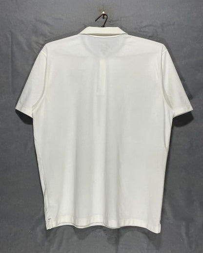 Nike White Sport Polo T Shirt For Men XL | ThriftHub.pk