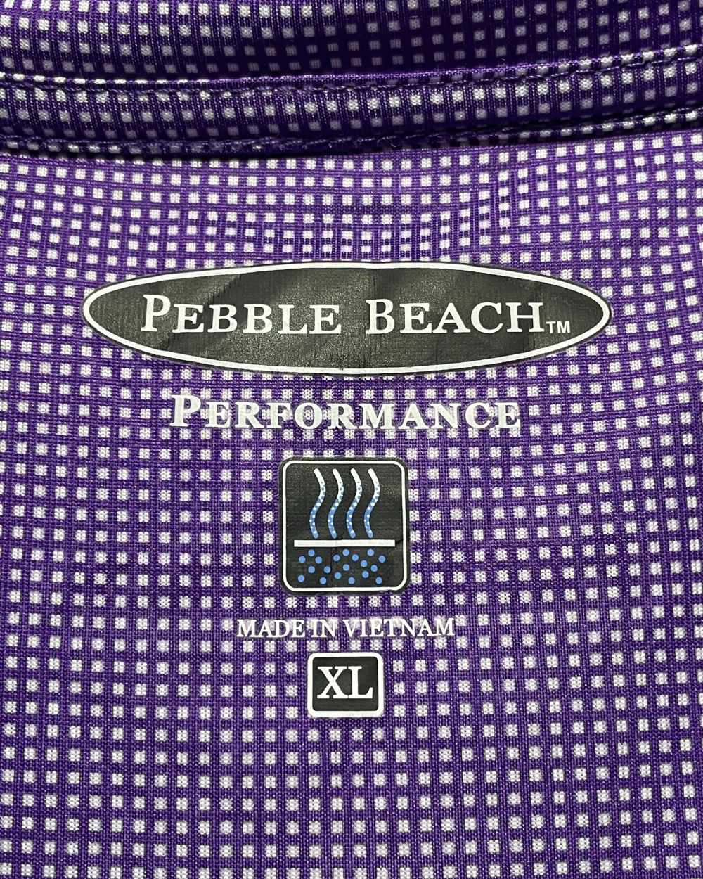Pebble Beach Purple Sport Polo T Shirt For Men XL | ThriftHub.pk
