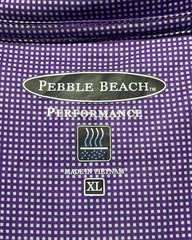 Pebble Beach Purple Sport Polo T Shirt For Men XL | ThriftHub.pk