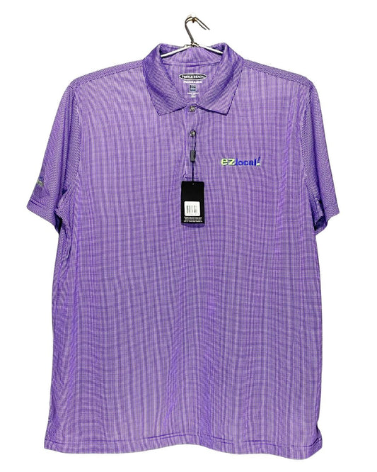 Pebble Beach Purple Sport Polo T Shirt For Men XL | ThriftHub.pk
