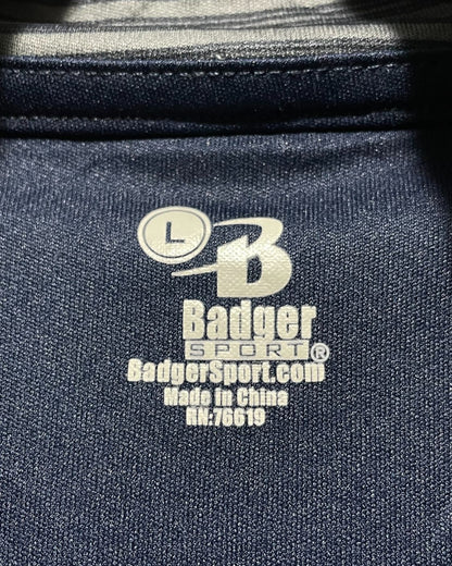 Badger Blue Sport Polo T Shirt For Men L | ThriftHub.pk