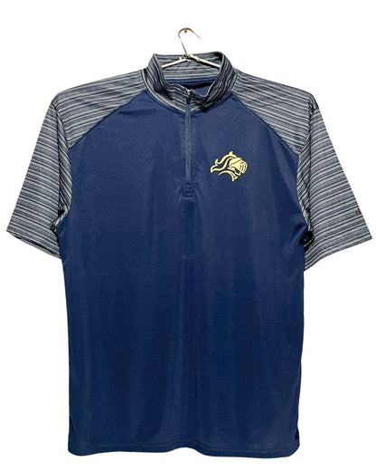 Badger Blue Sport Polo T Shirt For Men L | ThriftHub.pk