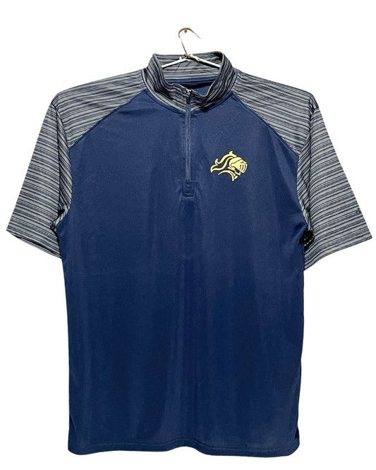 Badger Blue Sport Polo T Shirt For Men L | ThriftHub.pk