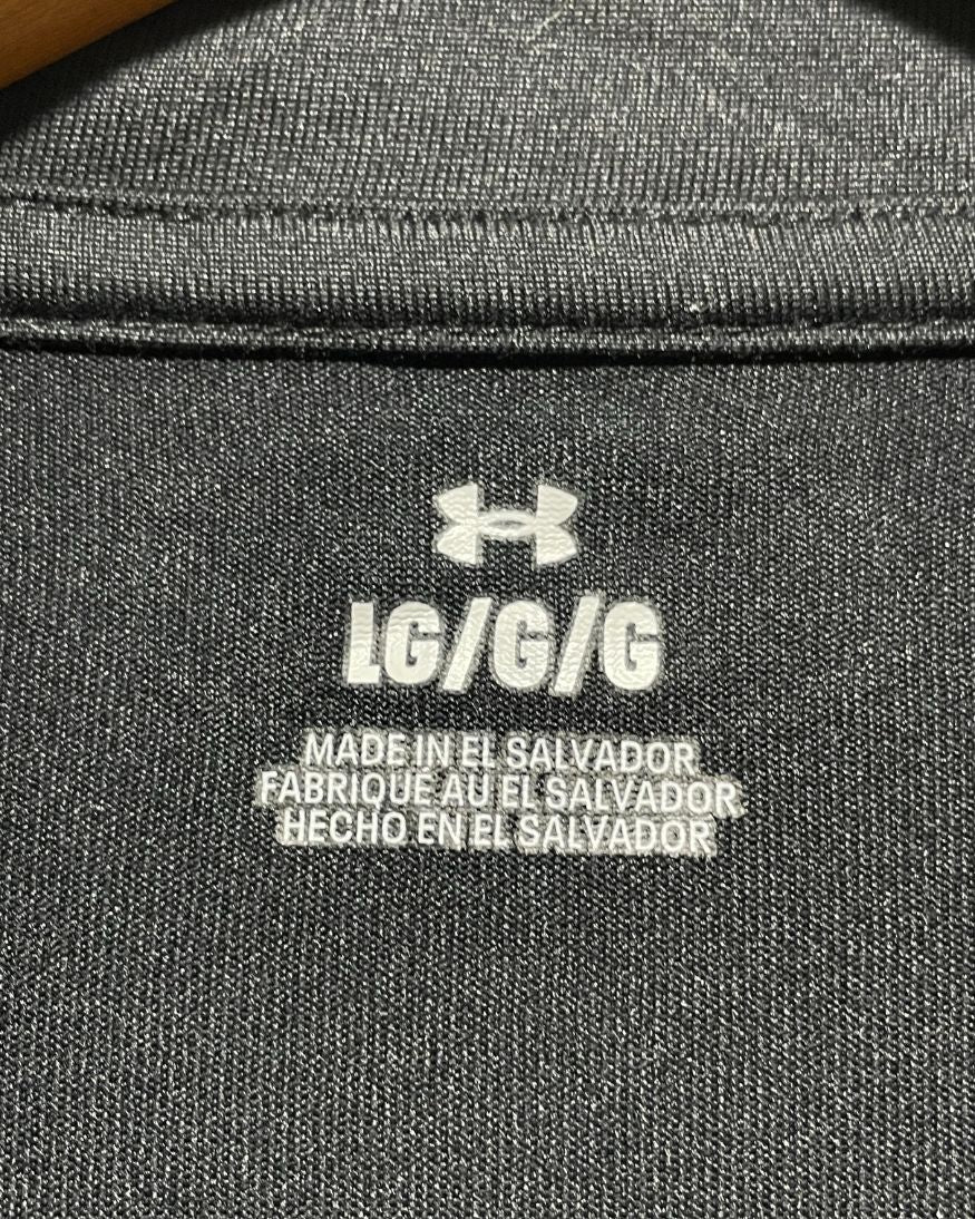 Under Armour Black Sport Polo T Shirt For Men L | ThriftHub.pk