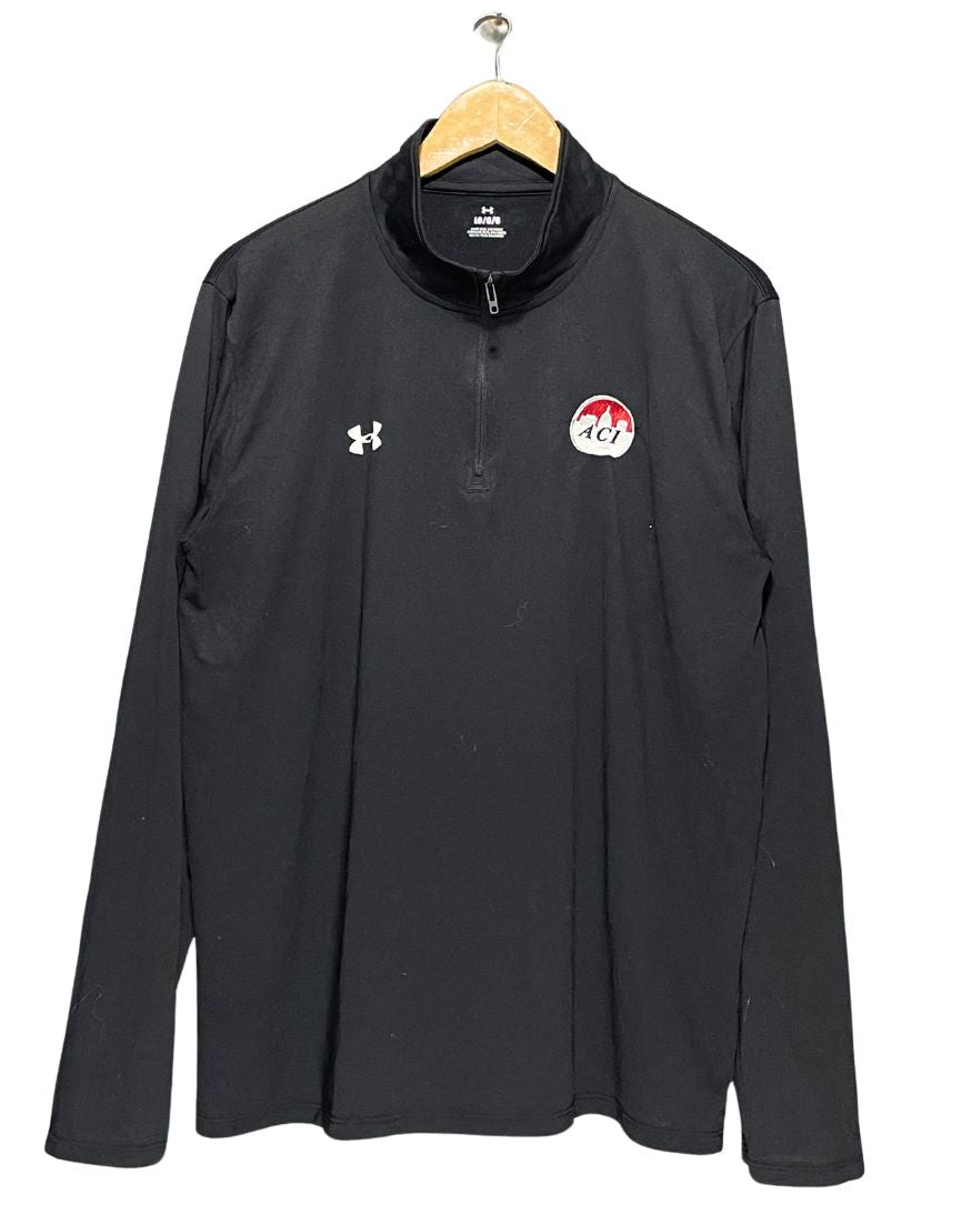 Under Armour Black Sport Polo T Shirt For Men L | ThriftHub.pk