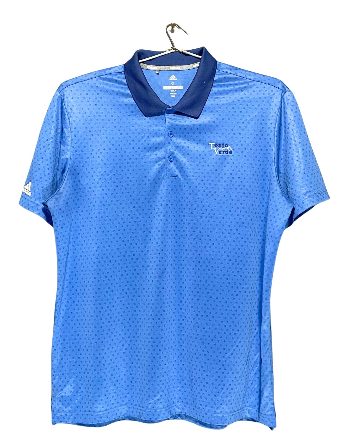 Adidas Blue Sport Polo T Shirt For Men XL | ThriftHub.pk