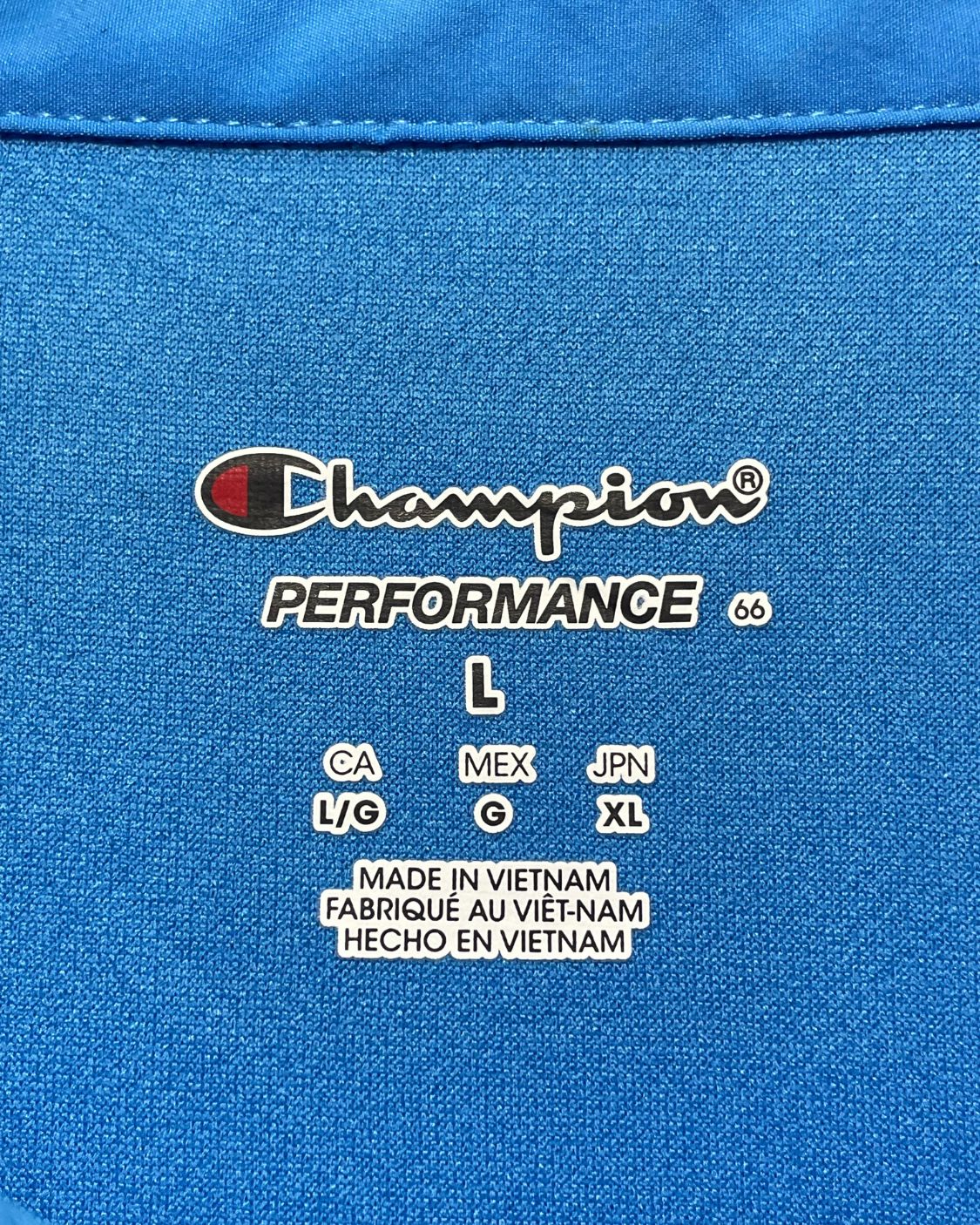 Champion Blue Sport Polo T Shirt For Men XL | ThriftHub.pk
