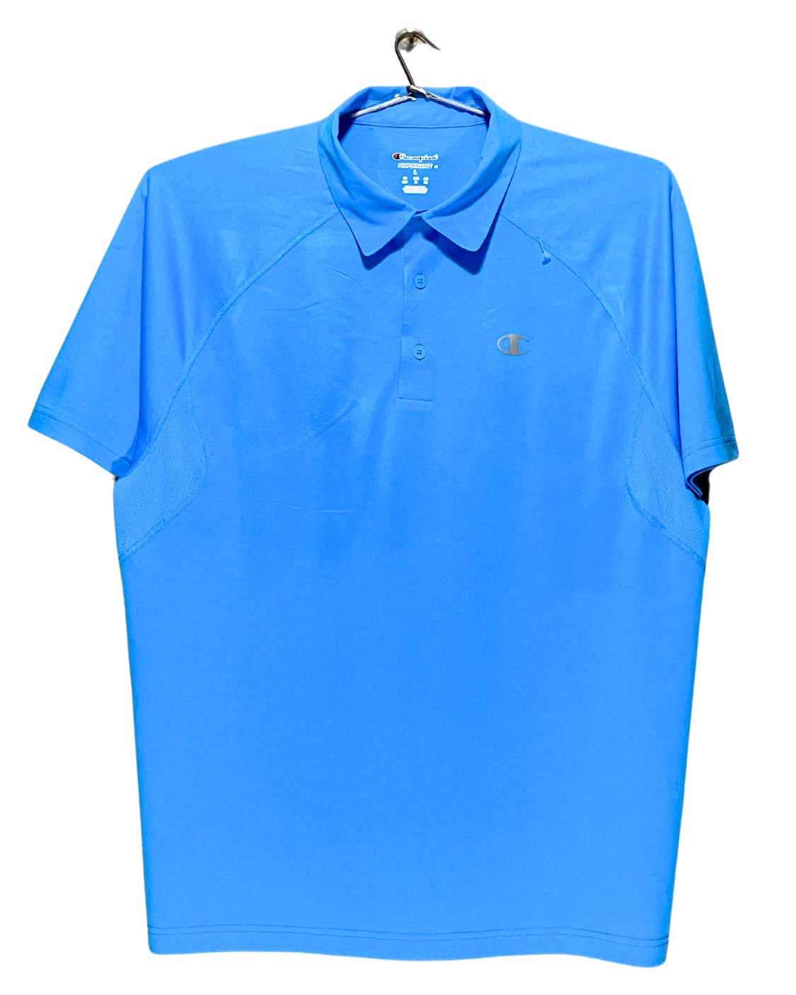 Champion Blue Sport Polo T Shirt For Men XL | ThriftHub.pk