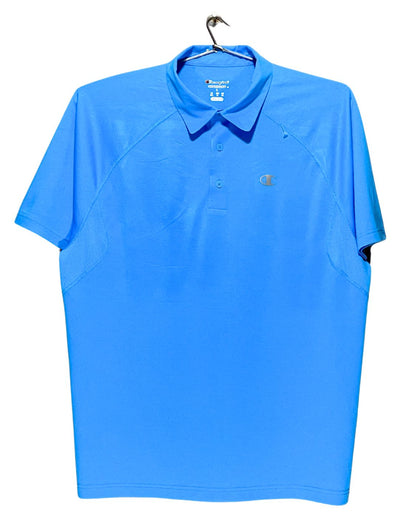 Champion Blue Sport Polo T Shirt For Men XL | ThriftHub.pk
