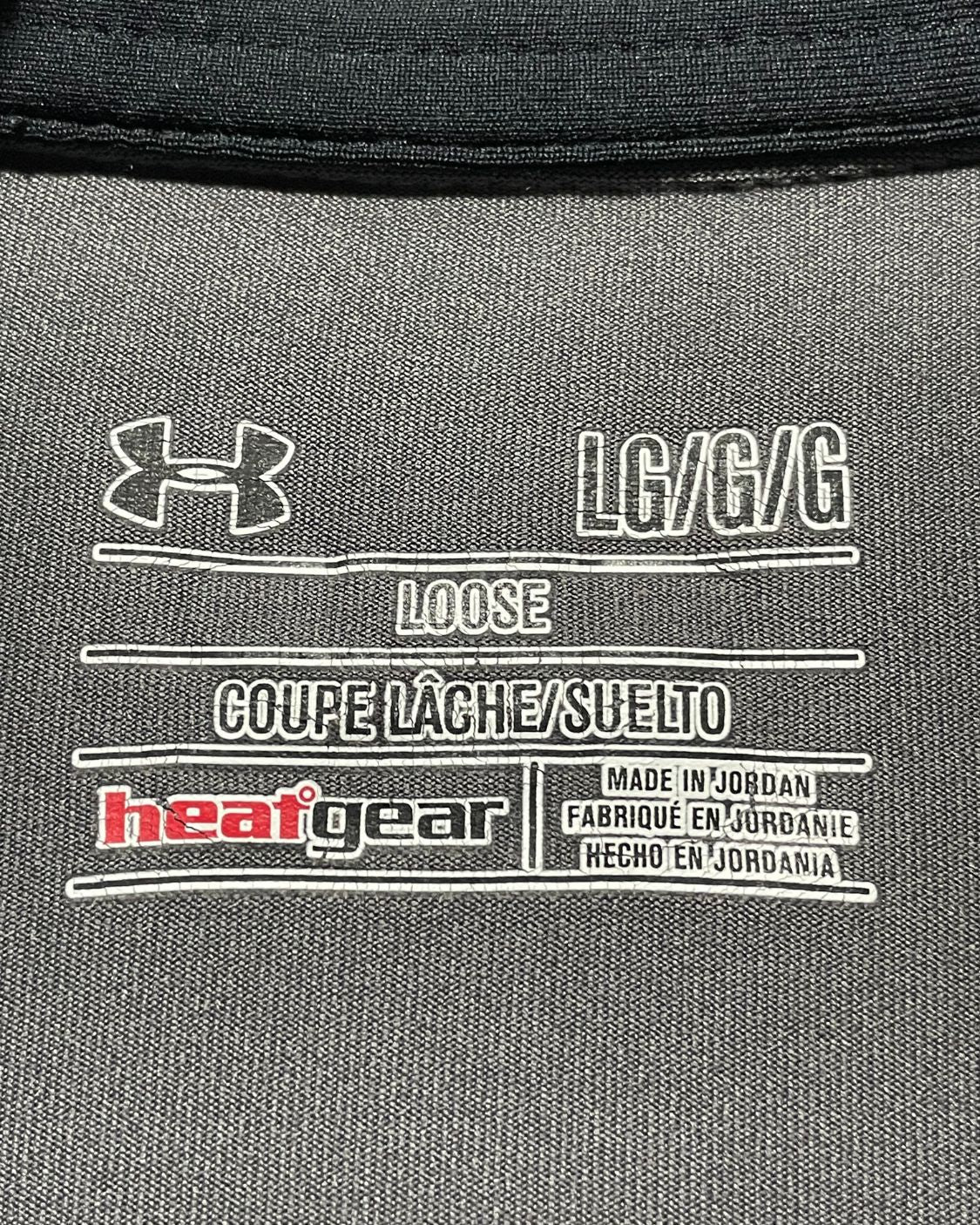 Under Armour Gray Sport Polo T Shirt For Men L | ThriftHub.pk