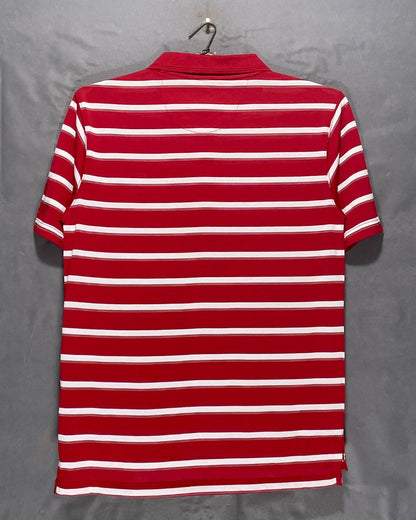 Genuine Merchandise Red Sport Polo T Shirt For Men M | ThriftHub.pk