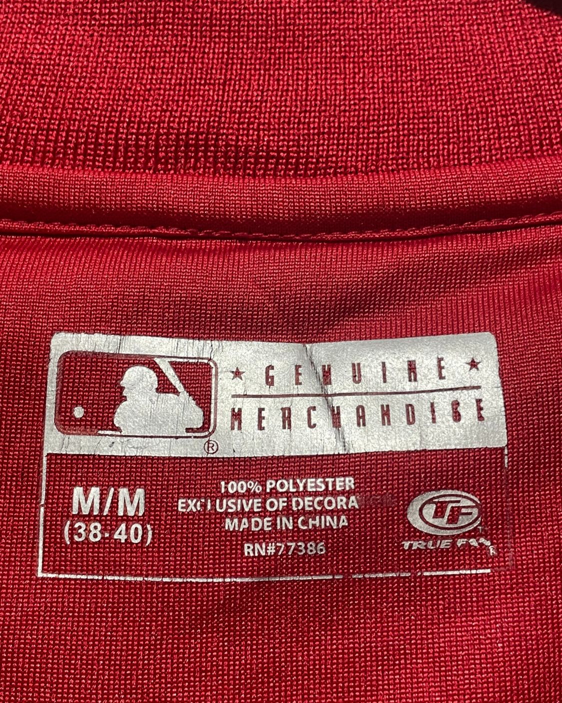 Genuine Merchandise Red Sport Polo T Shirt For Men M | ThriftHub.pk