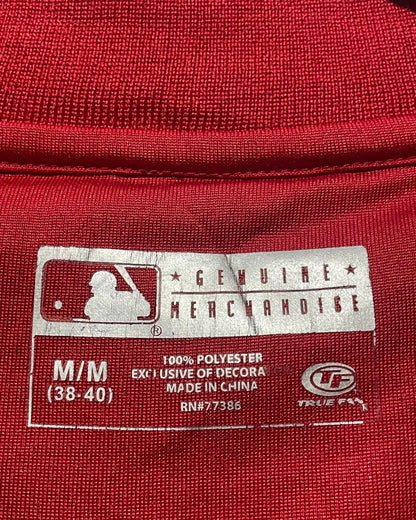 Genuine Merchandise Red Sport Polo T Shirt For Men M | ThriftHub.pk