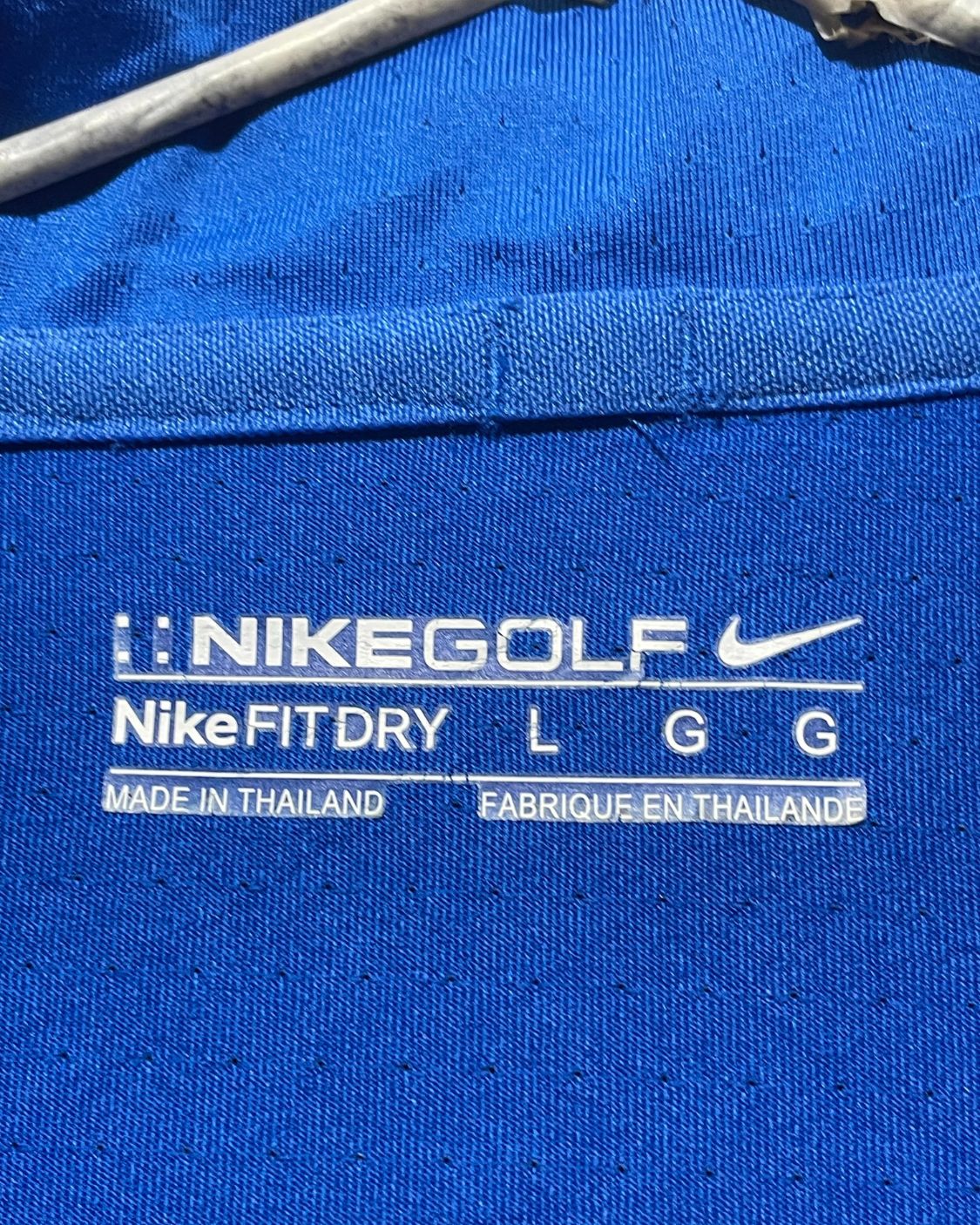 Nike Blue Sport Polo T Shirt For Men L | ThriftHub.pk