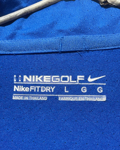 Nike Blue Sport Polo T Shirt For Men L | ThriftHub.pk