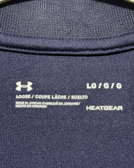 Under Armour Blue Sport Polo T Shirt For Men XL | ThriftHub.pk