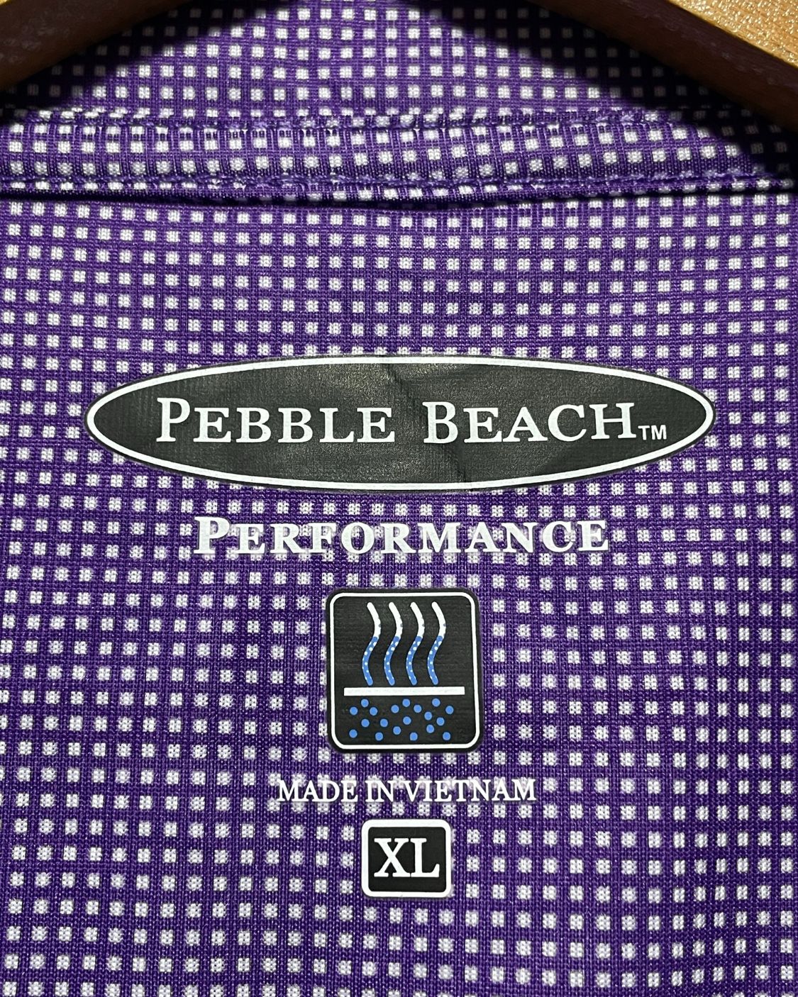 Pebble Beach Purple Sport Polo T Shirt For Men XL | ThriftHub.pk