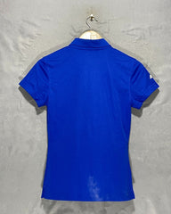 Adidas Blue Sport Polo T Shirt For Women S | ThriftHub.pk