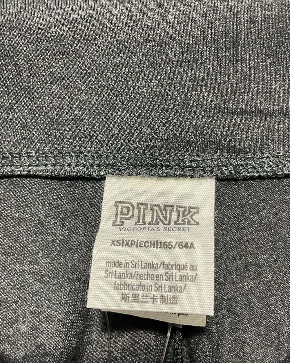 Pink Gray Sport Gym Tights For Women XS | ThriftHub.pk