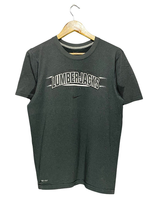 Nike Gray Sport T Shirt  For Men Small