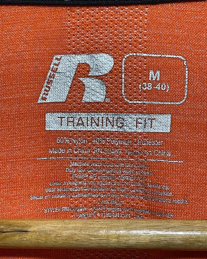 Russell Orange Sport T Shirt  For Men M