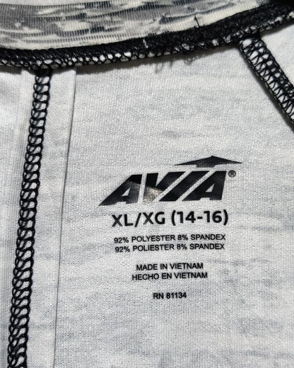 Avia Black Sport T Shirt  For Women X Large