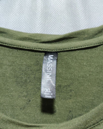 Massini Green Sport Vest T Shirt  For Women XLarge