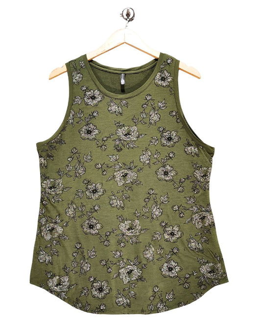 Massini Green Sport Vest T Shirt  For Women XLarge