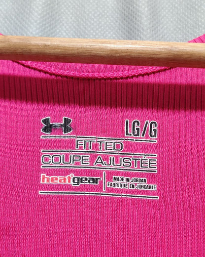 Under Armour Pink Sport Vest T Shirt  For Women Large