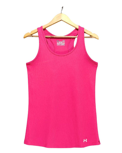 Under Armour Pink Sport Vest T Shirt  For Women Large