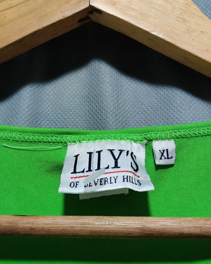 LILY'S Green Sport Vest T Shirt  For Women X Large