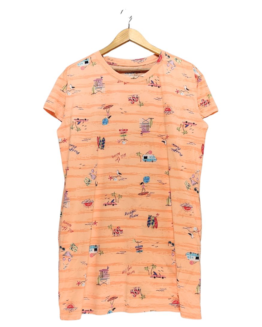 Joyspun Orange Sport T Shirt For Women XX Large