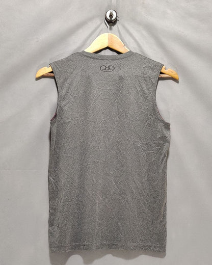 Under Armour Gray Sport Vest T Shirt For Women Large