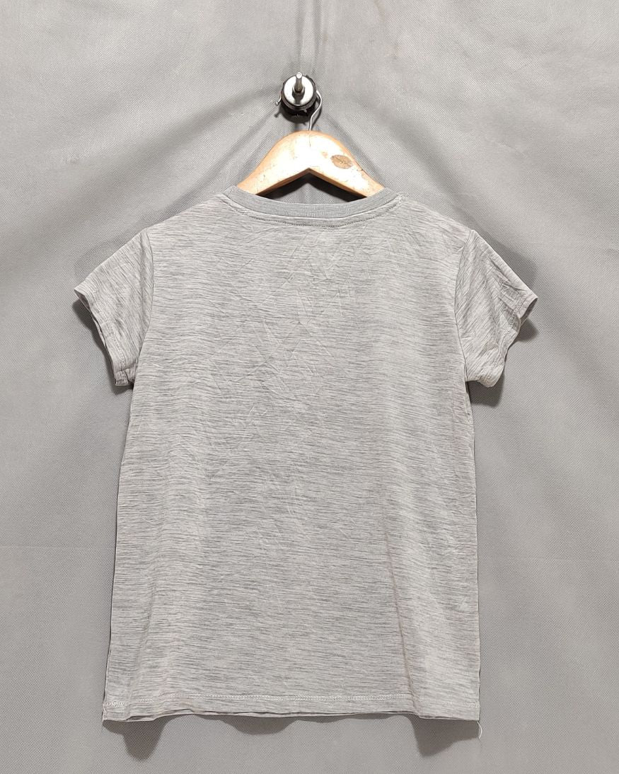Champion Gray Sport T Shirt For Girl 12 Years