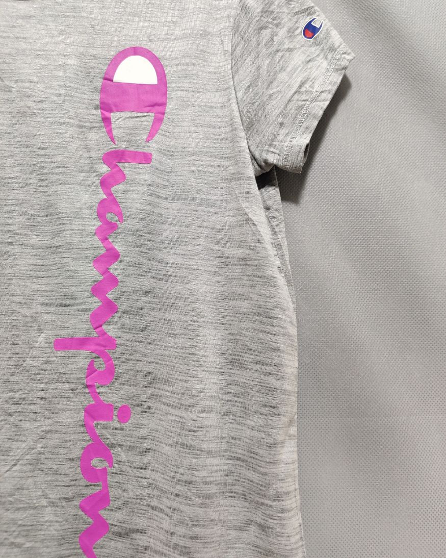 Champion Gray Sport T Shirt For Girl 12 Years