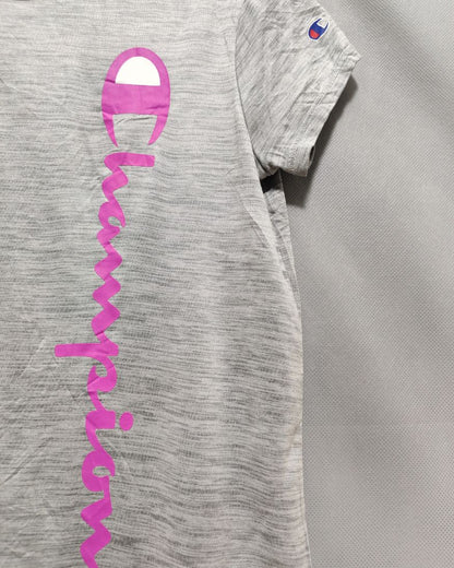Champion Gray Sport T Shirt For Girl 12 Years